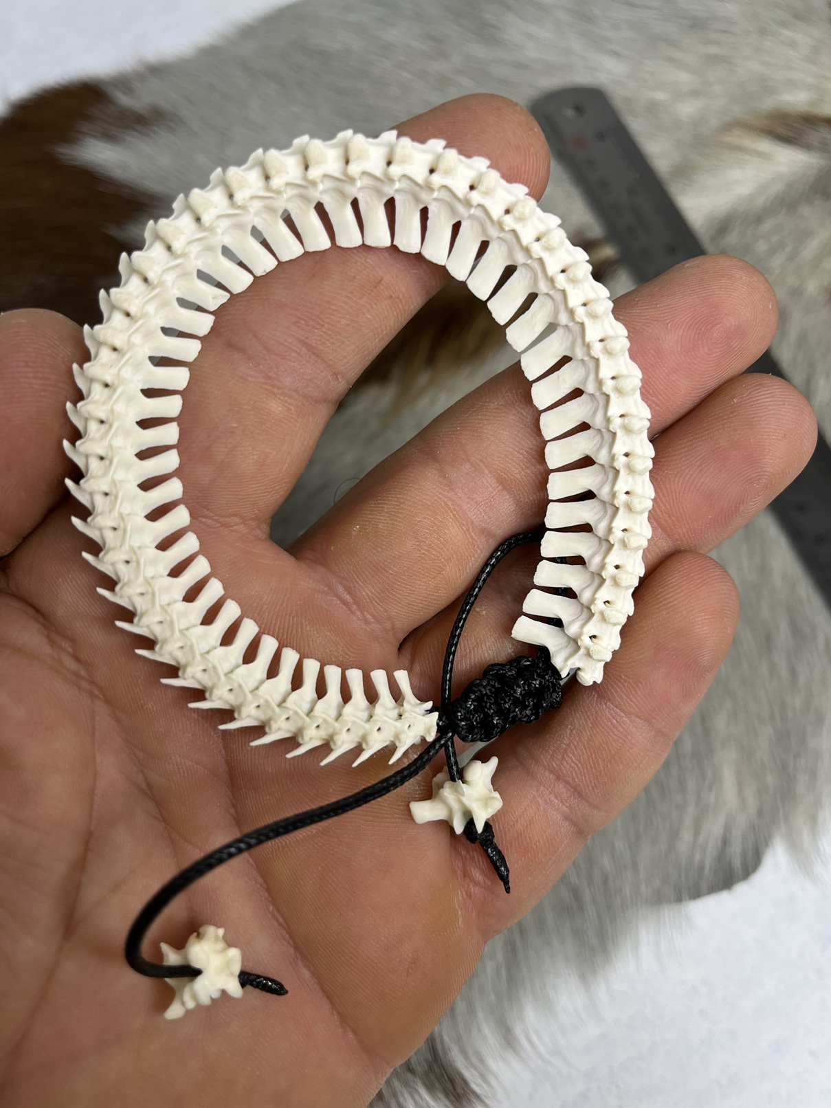 1 دستبند ستون فقرات مار طبیعی مدل 2 / model-2 - Image 1